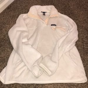 White Patagonia pullover